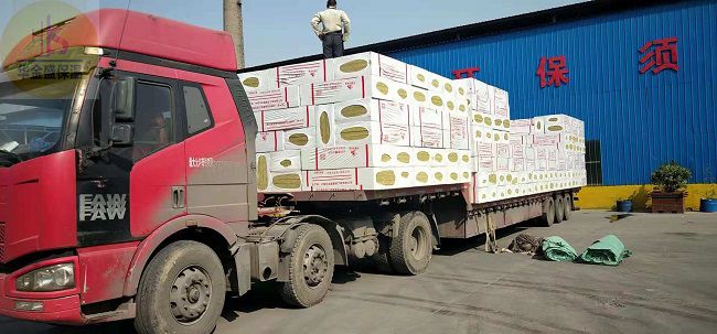 5月23日鄭州巖棉板廠180立方發(fā)往安陽(yáng)林州